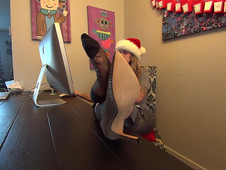 Mrs. Claus Punishes Naughty Elf With Soft Pink Wrinkled Soles (Your POV)