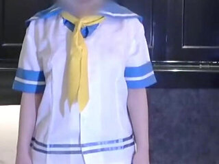 G-cup Waistline Perfection in Cosplay, Solo Charm Captured Through a Playful Private Moment Angle1