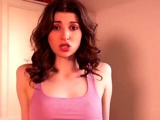 Cute blonde amateur webcam teen masturbating