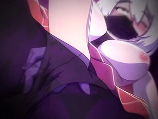 Lengthy haired Blonde hentai