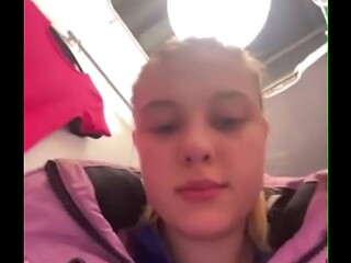 Public extreme stream. Fucking and squirting in the changing room