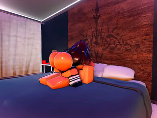 slut twerks on my dick and makes me cum TWICE! (roblox condos)