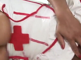 Exotic nurse revives patent with her huge tits and sweet cunt