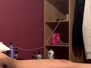 Tied up Sexy BBC Sucking Biting Squeezing My Big Boobs