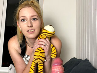 Schoolgirl gives blowjob and fucks stepdad because of bad grade