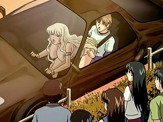 Hentai - Fucking in the Car With Public [Uncensored] [Subtitled]