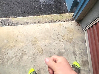 Almost Caught Enjoying the Storage Unit