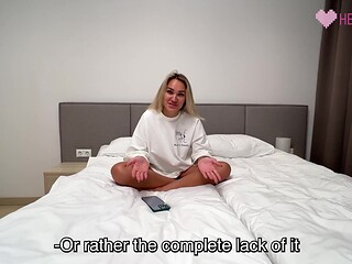 My Cuckold Hubby Watches as I Get Fucked in Missionary Position
