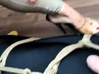 Blonde With Natural Big Boobs Loves Putting A Toy In Her