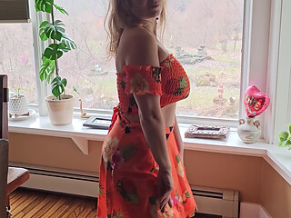 Watch what MOMMY likes to do when She is at Home Alone