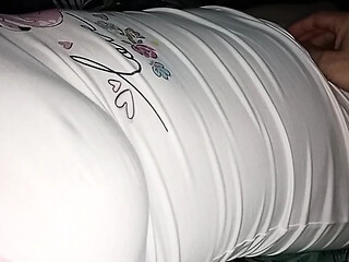 Look at how puffy my nipples get when my husband sucks my big natural tits