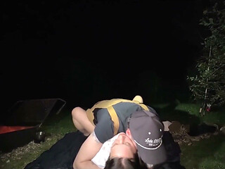 Eating Pussy and Wife Fucked at Man Camp