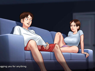 anon and dabby make hit seen in summertime saga part 1