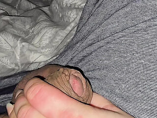 Step mom pulled out step son dick without shame and handjob him
