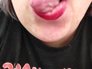 Close up of My Mouth and Tongue