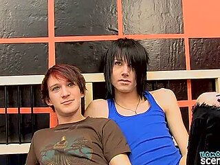 Brandon White, Claire Krumpert And Andy Kay - Andy Works Brandon With A Dildo - & His Dick