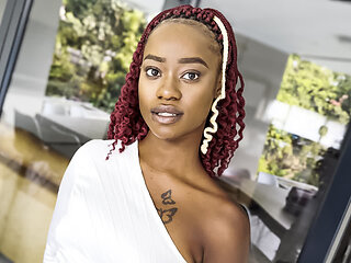 Gorgeous Ebony Teen Tight Pussy Stretched In Fake Modeling Casting