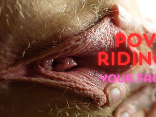 POV Facesitting Riding Your Face with My Beefy Pussy