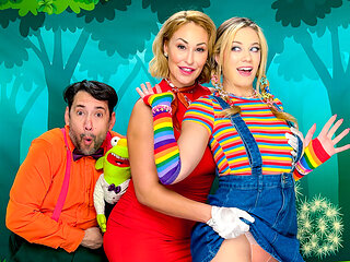 Great parody FFM threesome with Ryan Keely and River Lynn