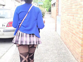 Surprise under my skirt