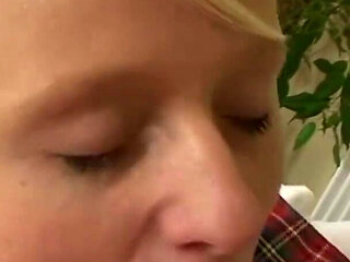 Fucking a student and cumming on her face