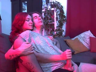 Gentle Femdom Cock Milking Handjob with a Huge Dick - CedricandSofi