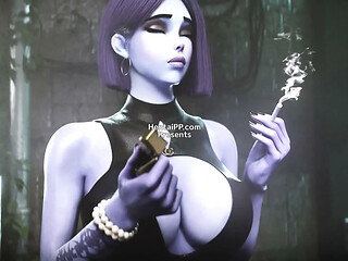 Widowmaker the Girl Boss Took Control and Rode a Hard Cock Until He Busted a Deep Creampie