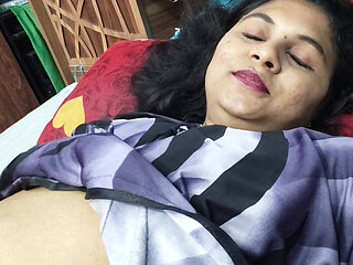 Step mom pussy lick and drink in home by step son , Indian step mom enjoy pussy lick with step son