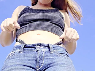 Redhead Shows off Body Parts and Ask for Honest Rate