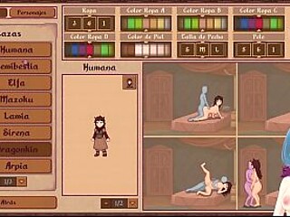 Busty anime girls serve up some hentai action in a 3D visual novel
