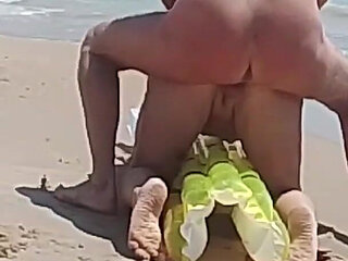 Fuck My Step Mom on the Beach