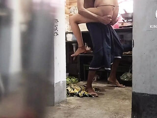 Bhabi was working in the kitchen when the Muslim brother-in-law started leaving AK