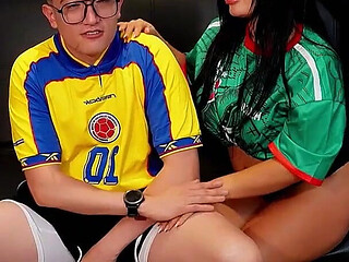 Puskas Award to My Best Friend After Being the Best Cuckold of the Year. I Fuck His Girlfriend While We Watch Football