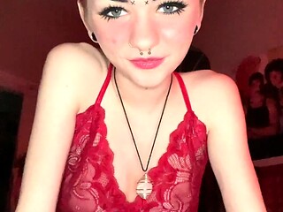 Small tit girl loves to masturbate