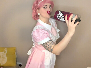 Nurse Joy Try Not to Burp Challenge