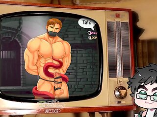 Antman becomes a submissive hookup slave in this wild visual novel