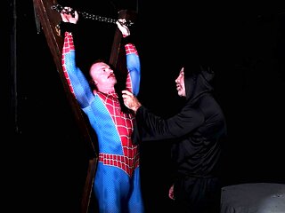 Dominant Gay Rubs Bound Gay Cock