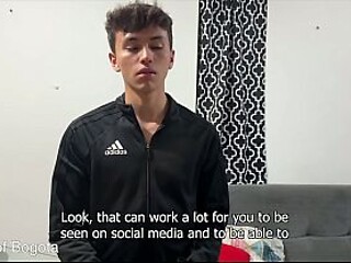 Latino Guy Next Door Gets a Deep Throat Blowjob from Colombian Angel