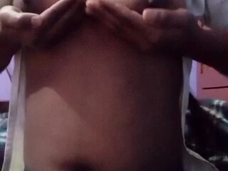 Desi GF Show His Boobs and Pussy