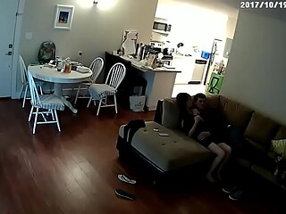 Homemade webcam catches cheating GF getting fucked by another guy
