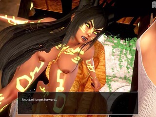 Mythic Manor V0.17 - Horny Babe Gets Wet Outside