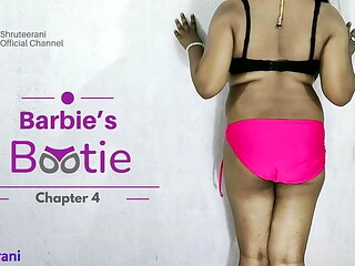 BARBIE'_S BOOTIE CHAPTER 4 - SOLO INDIAN TRANS CROSSDRESSING WITH BIG ASS IN LINGERIE