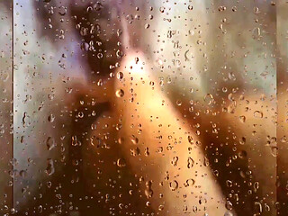 Mature Wife Enjoying Rainy Day (oldie Style)