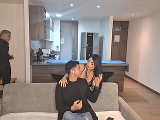 ALEJA IS A VERY NAUGHTY SLUT AND FUCKS WHILE HER CUCKOLD BOYFRIEND IS NOT WATCHING HER PART 1 - ALEJAANDAAROON