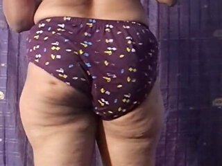 Indian aunty nude show