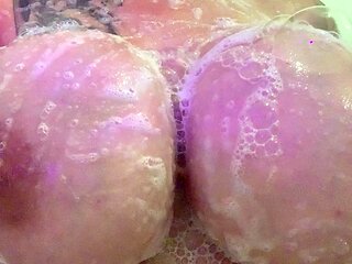 Great Big Boobs On Masturbating Redhead