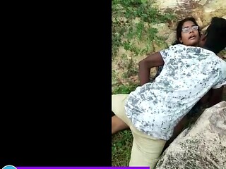 Indian Outdoor Teenage Caught & Nailed By Village Fellows Hard-core Indian Caught Gonzo Vid Mms