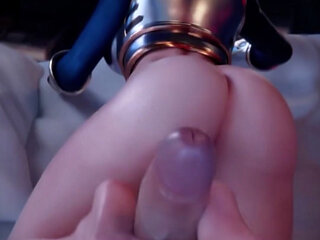 Stepsis Plays with Her Tight Pussy Until She Uses Her Feet to Jerk You off