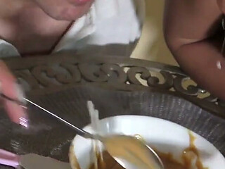 Sadistic Brat Girls Humiliation Feeding!