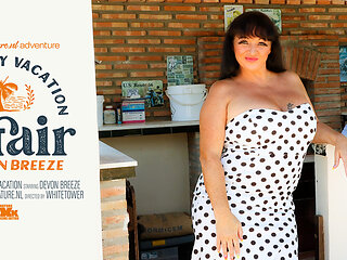 Curvy Milf Devon Breeze Has A Summer Vaction Affair With A Young Bartender